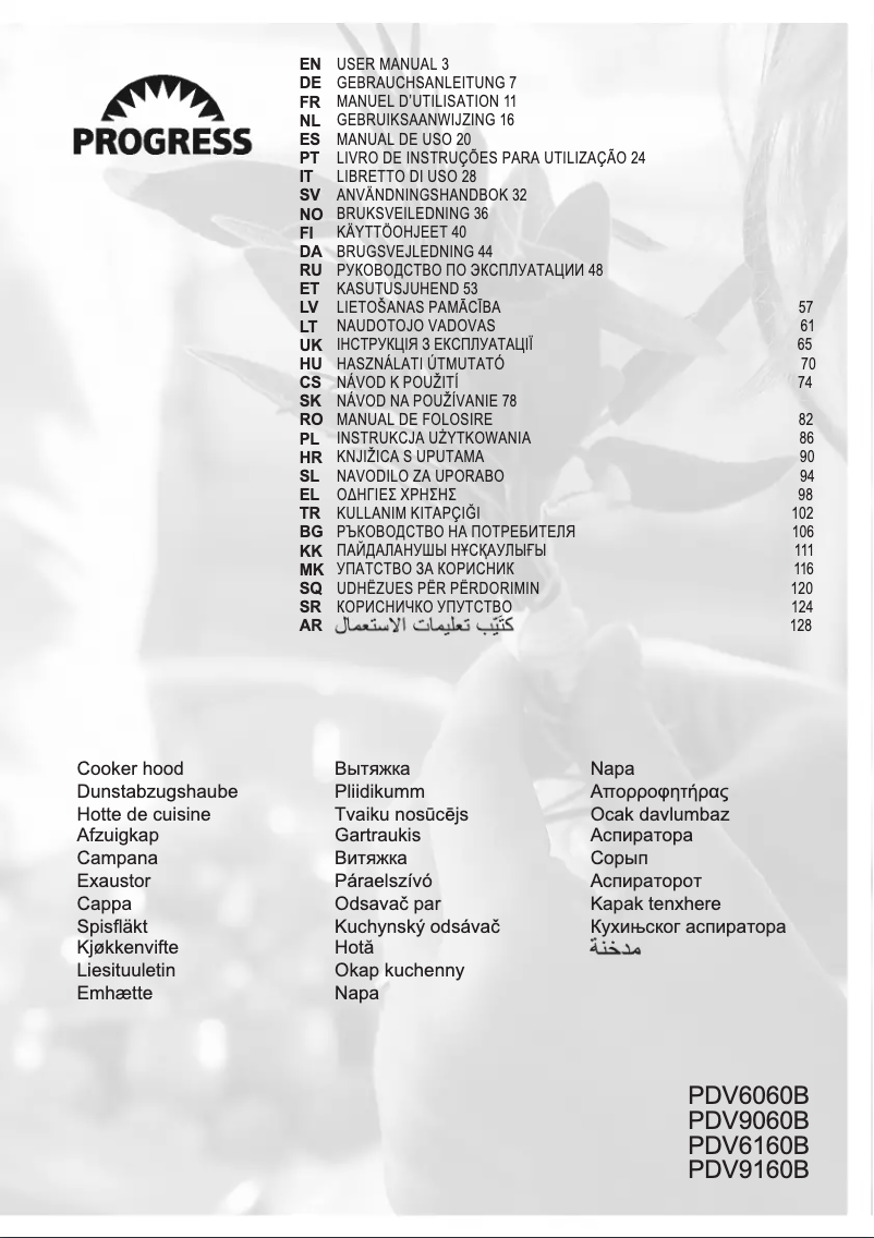 Image de la première page du manuel de l'appareil PDV9160B