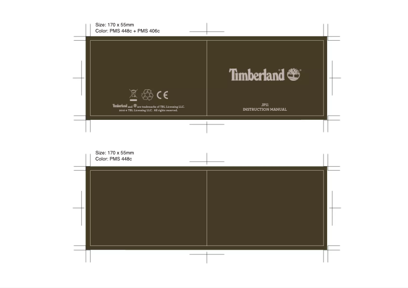 Page 1 de la notice Manuel utilisateur Timberland Sagamore TBL.15256