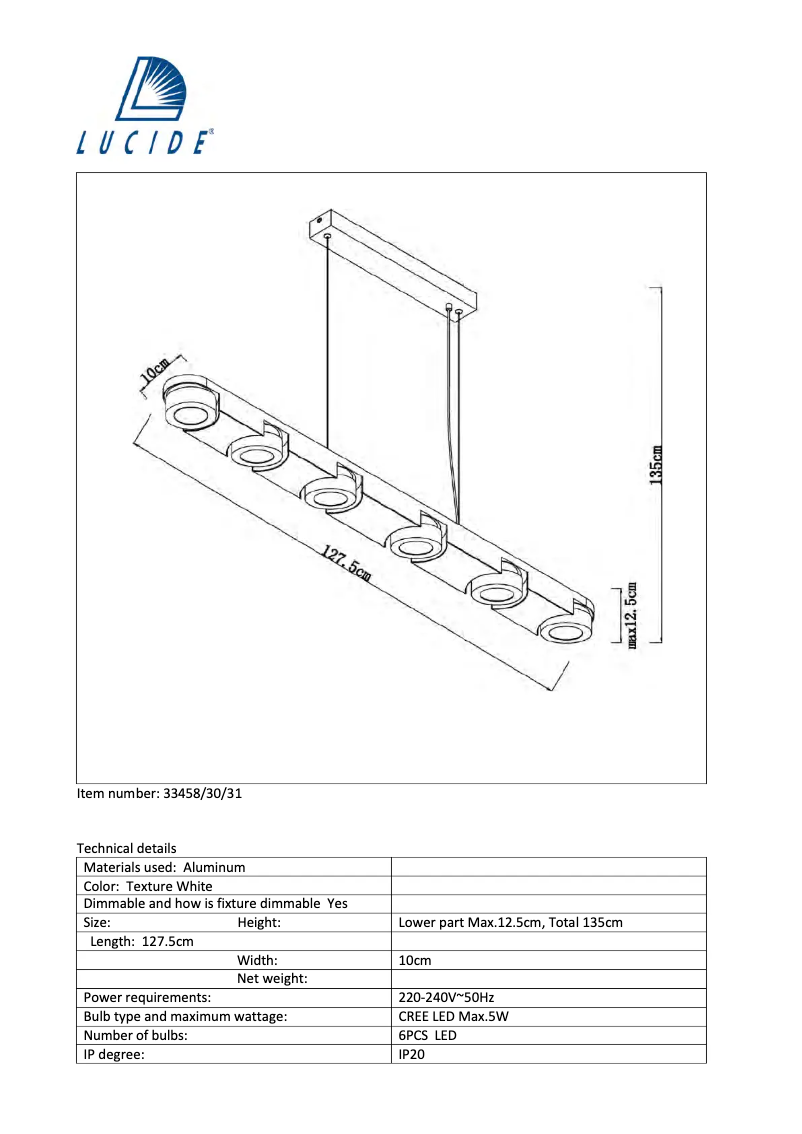 Image de la première page du manuel de l'appareil Mitrax 33458/30/31