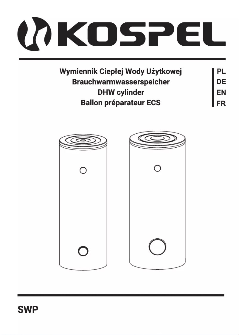 Imagen de la primera página del manual del dispositivo SWP-200