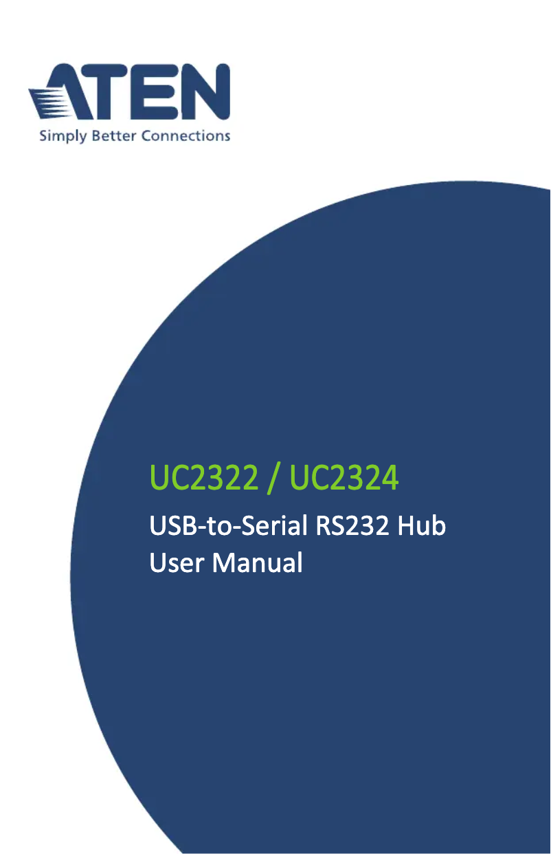 Image de la première page du manuel de l'appareil UC2324