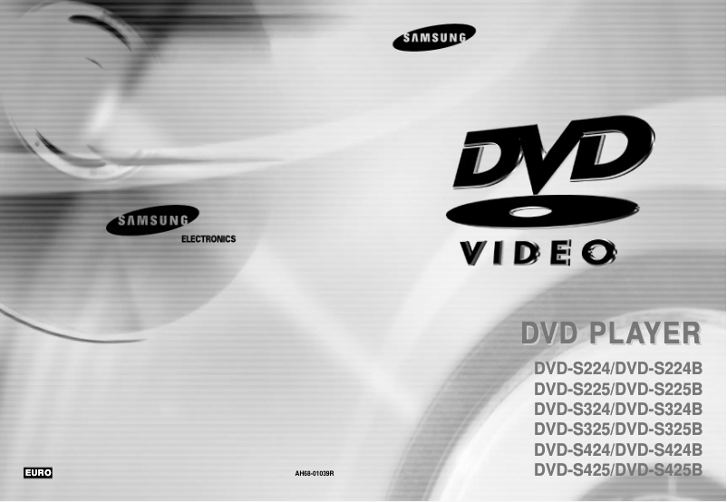 Page 1 de la notice Manuel utilisateur Samsung DVD-S324