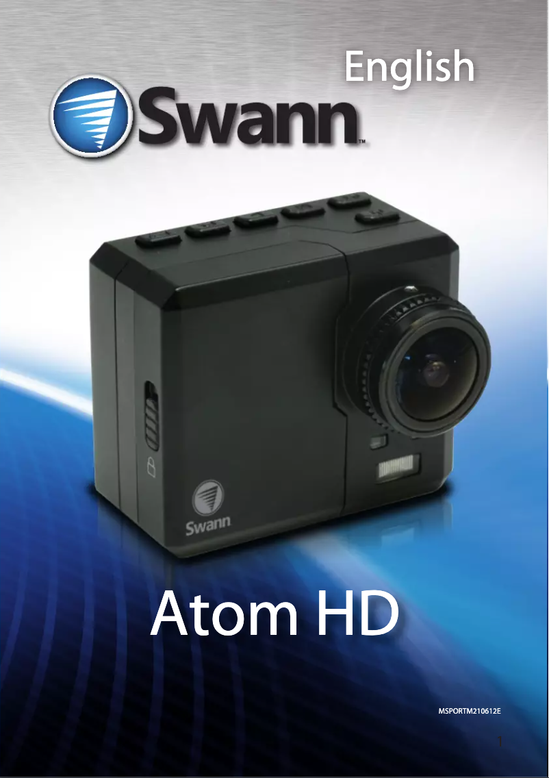 Page n°1 - Manuel utilisateur Swann SWVID-SPORTM
