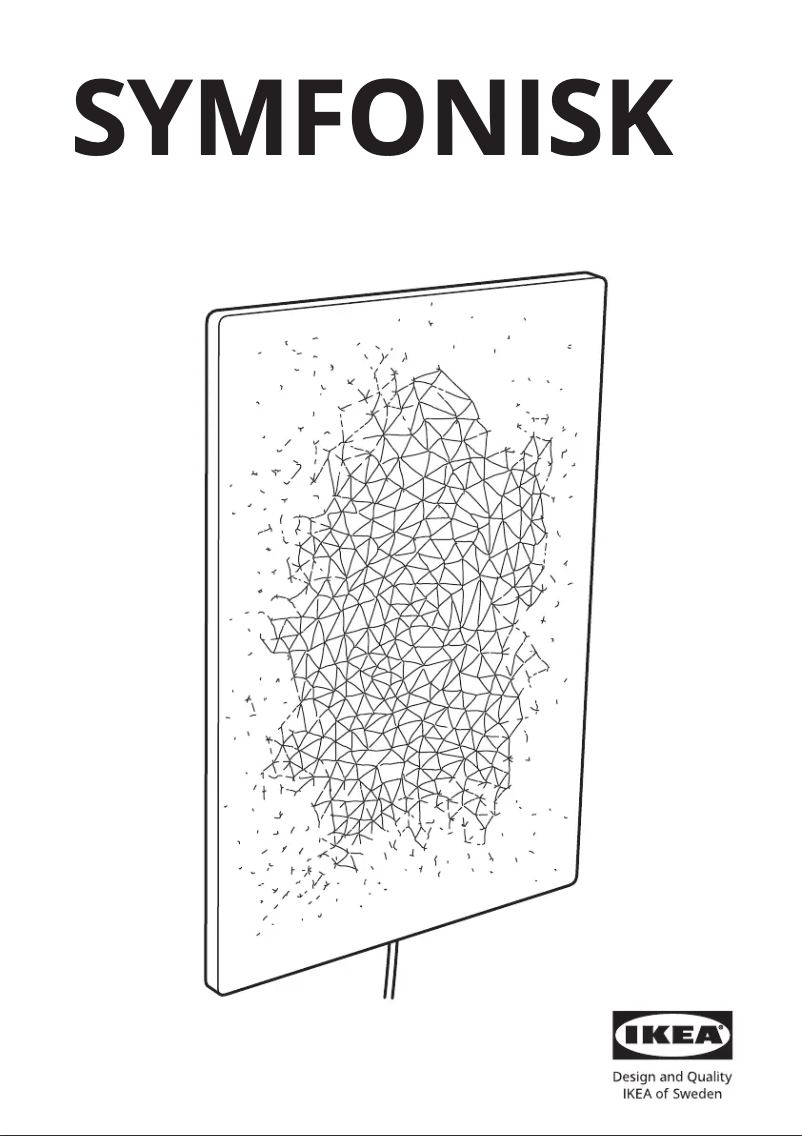 Page 1 de la notice Manuel utilisateur Ikea SYMFONISK 104.873.26