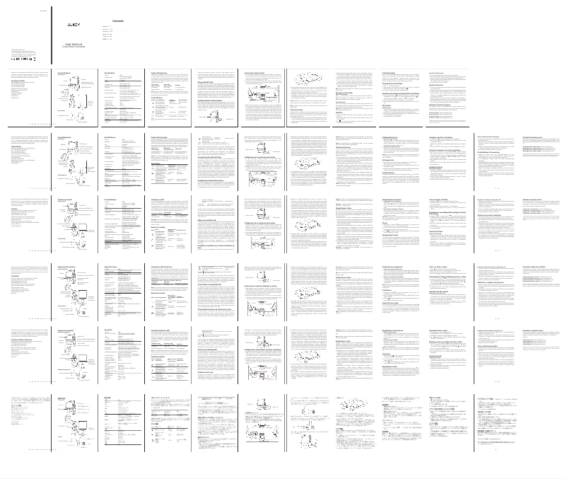 Page 1 de la notice Manuel utilisateur Aukey SK-M32