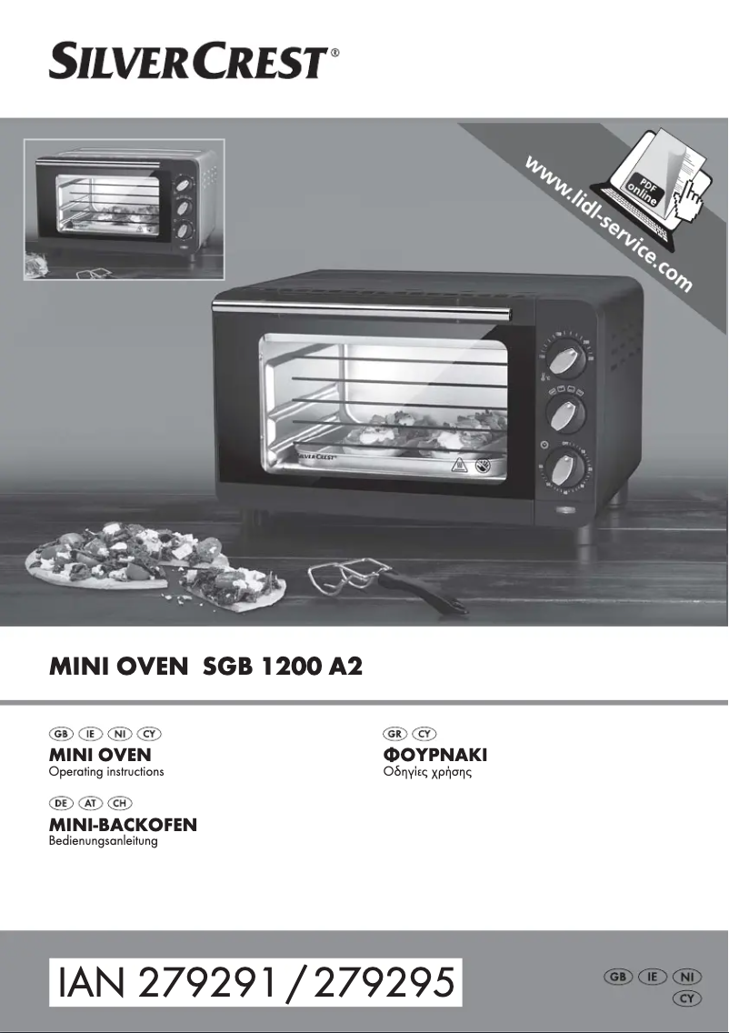 Page n°1 - Manuel utilisateur SilverCrest SGB 1200 A2