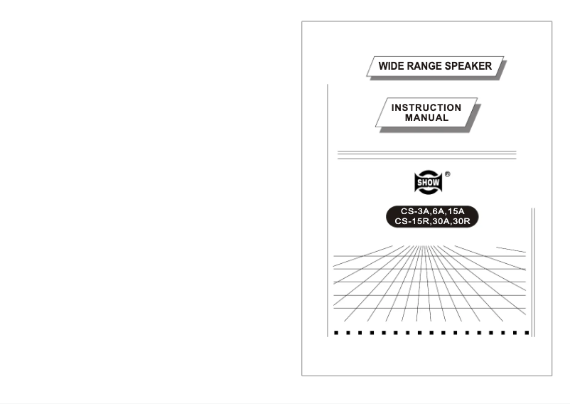 Page n°1 - Manuel utilisateur Glemm CS 30A