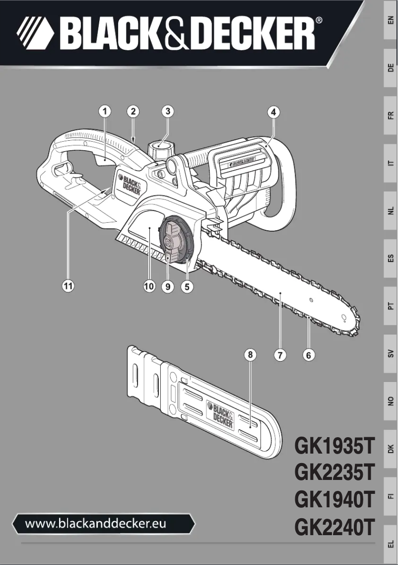 Image de la première page du manuel de l'appareil GK2235T