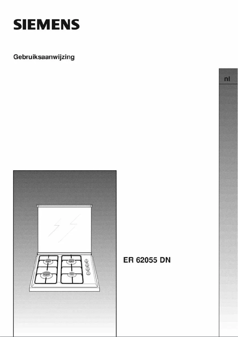 Página 1 del manual Manual de usuario Siemens ER62055