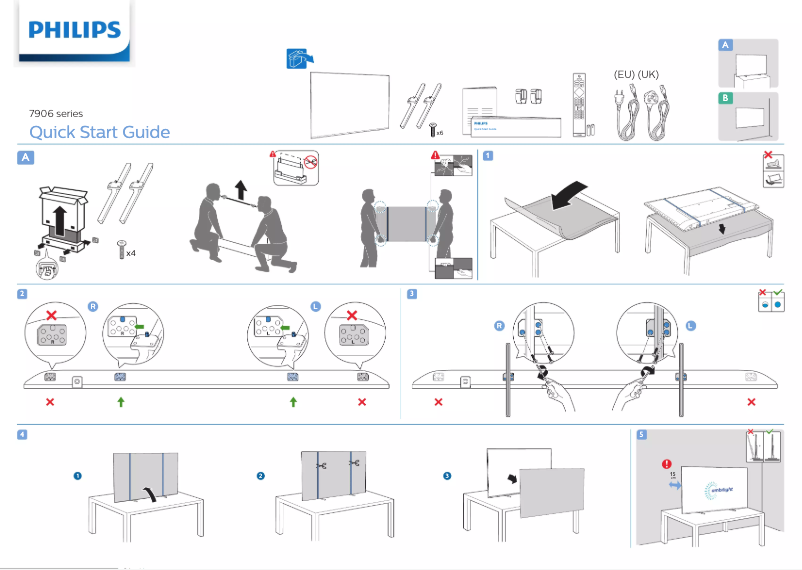 Image de la première page du manuel de l'appareil 75PUS7906