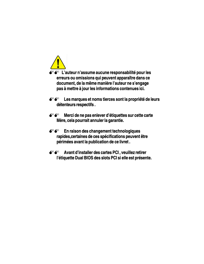 Image de la première page du manuel de l'appareil GA-7VTXH+