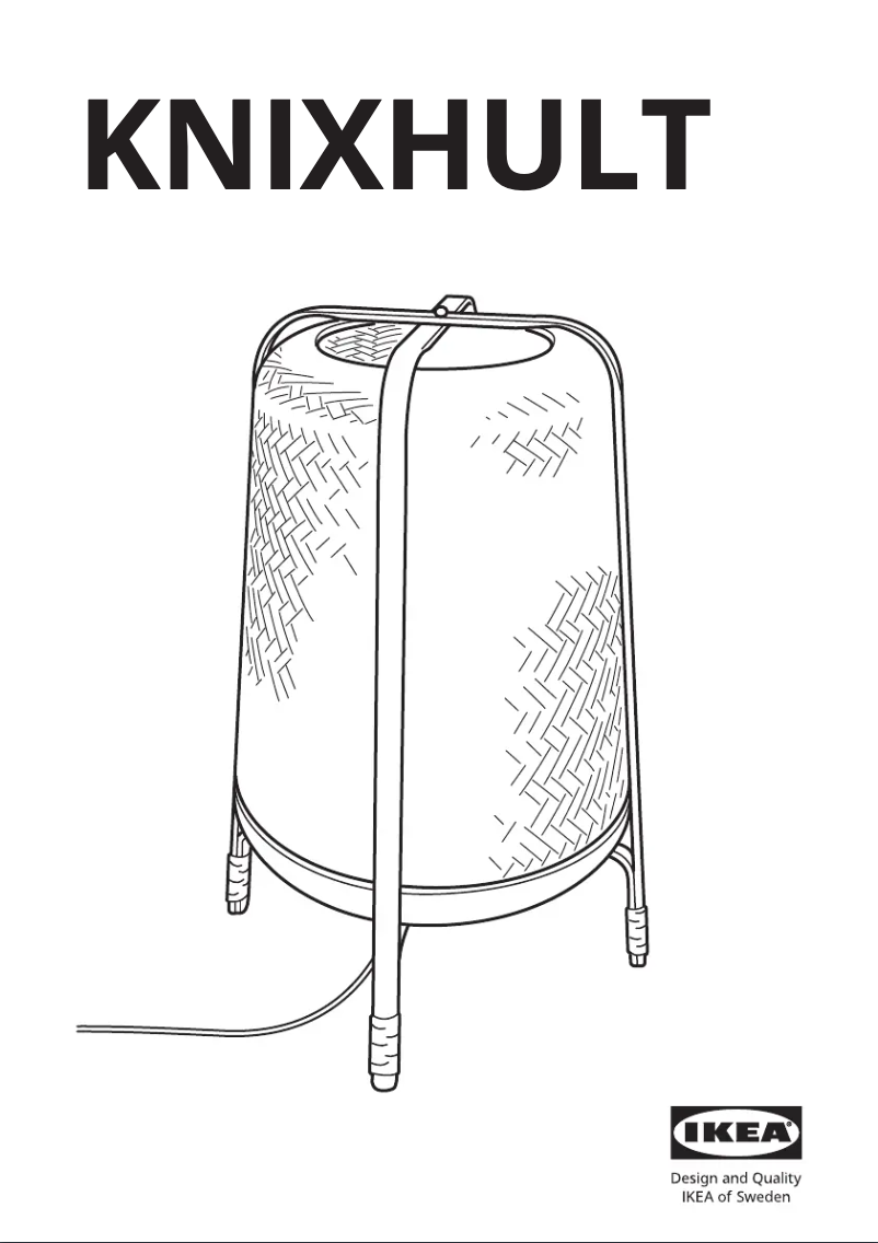 Page 1 de la notice Manuel utilisateur Ikea KNIXHULT 903.237.60