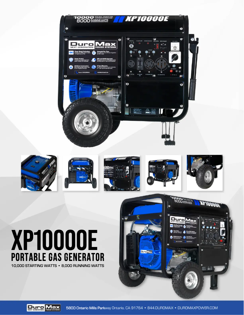 Image de la première page du manuel de l'appareil XP10000E