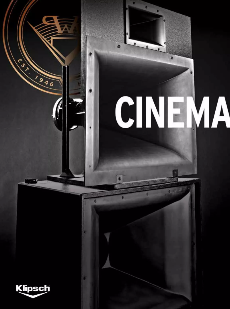 Page 1 de la notice Brochure Klipsch IC-525-T