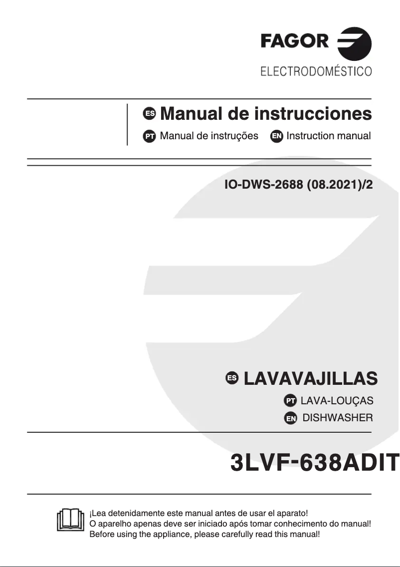 Image de la première page du manuel de l'appareil 3LVF-638ADIT