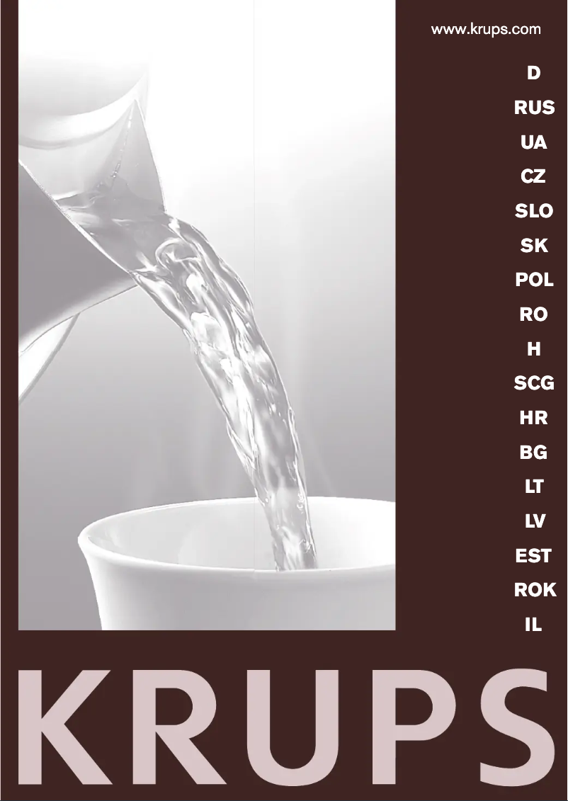 Page n°1 - Manuel utilisateur Krups Prelude BW3990