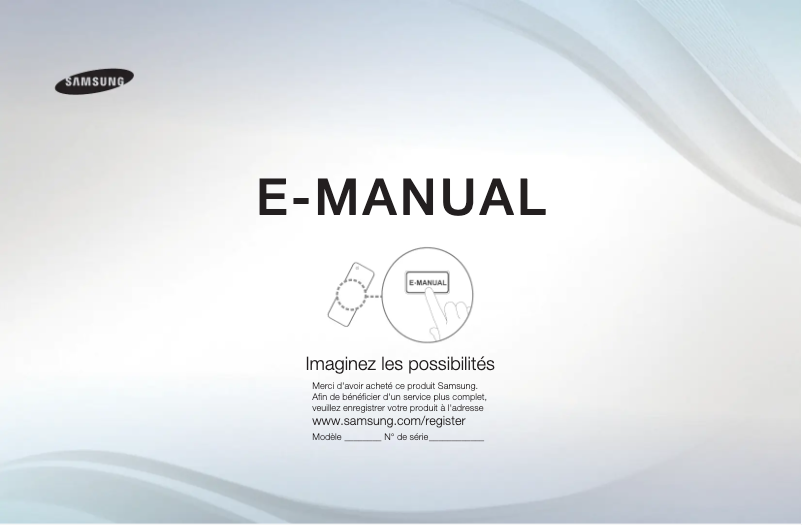 Page n°1 - Manuel utilisateur Samsung PS51D578