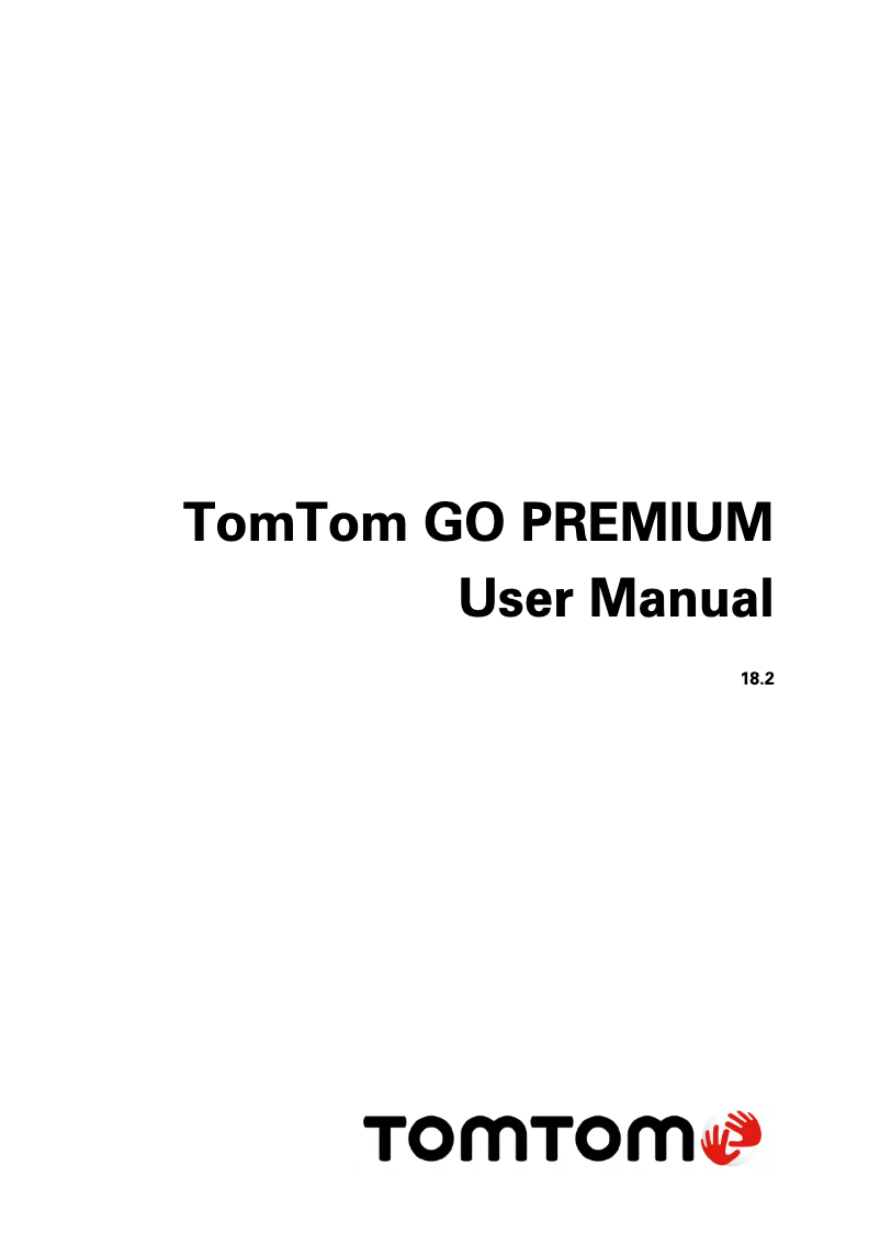 Page 1 de la notice Manuel utilisateur TomTom GO Premium X