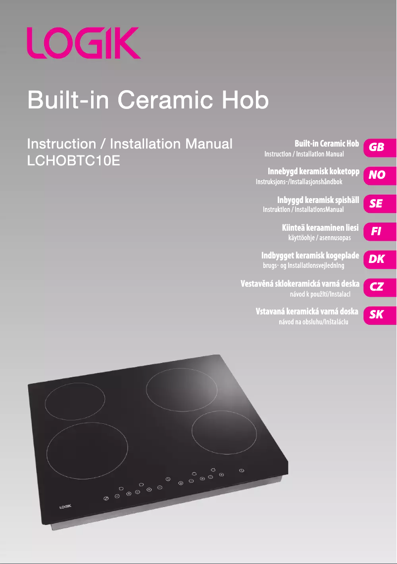 Image de la première page du manuel de l'appareil LCHOBTC10E