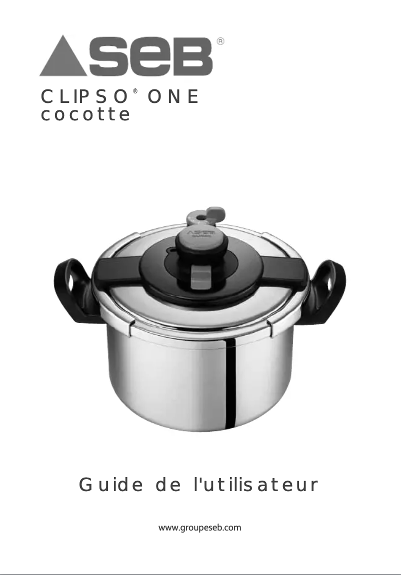 Page n°1 - Manuel utilisateur SEB Clipso One P42415