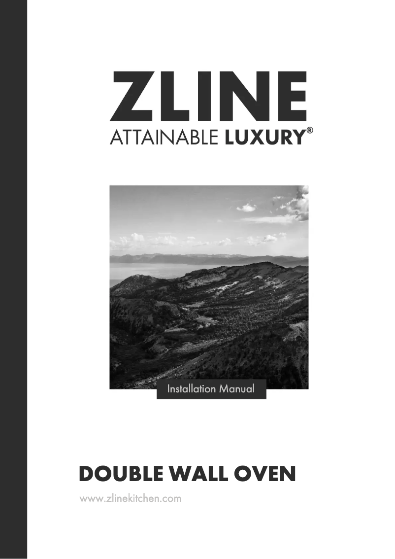 Page 1 de la notice Guide d'installation ZLine AWD-30
