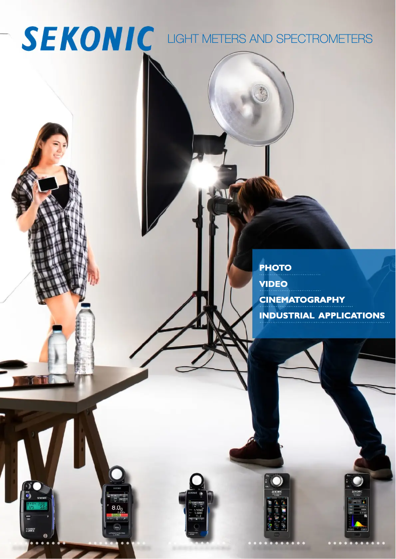 Page 1 de la notice Brochure Sekonic Flashmate L-308X