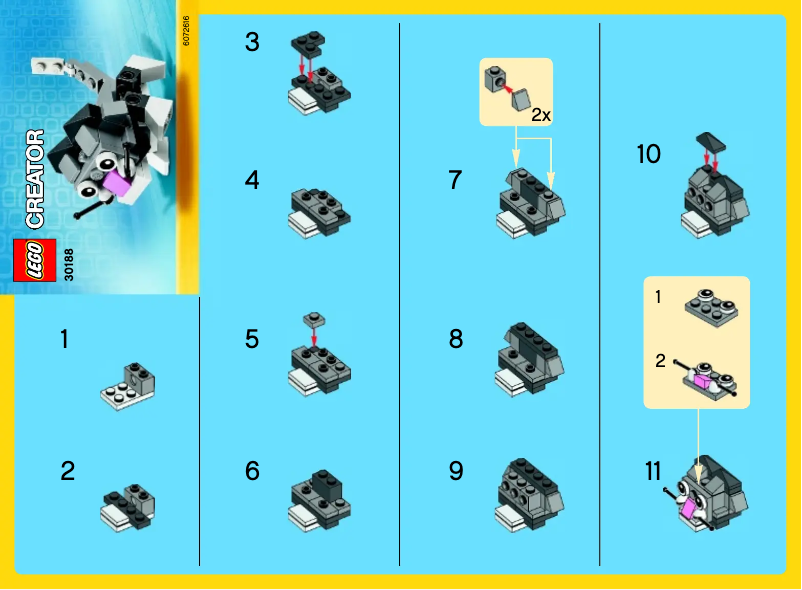 Página 1 del manual Manual de usuario Lego Cute Kitten 30188