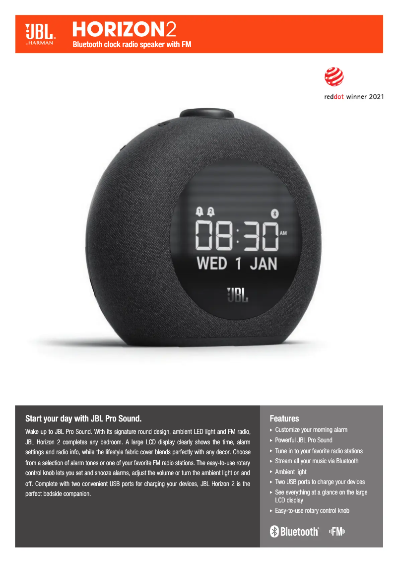 Image de la première page du manuel de l'appareil Horizon 2