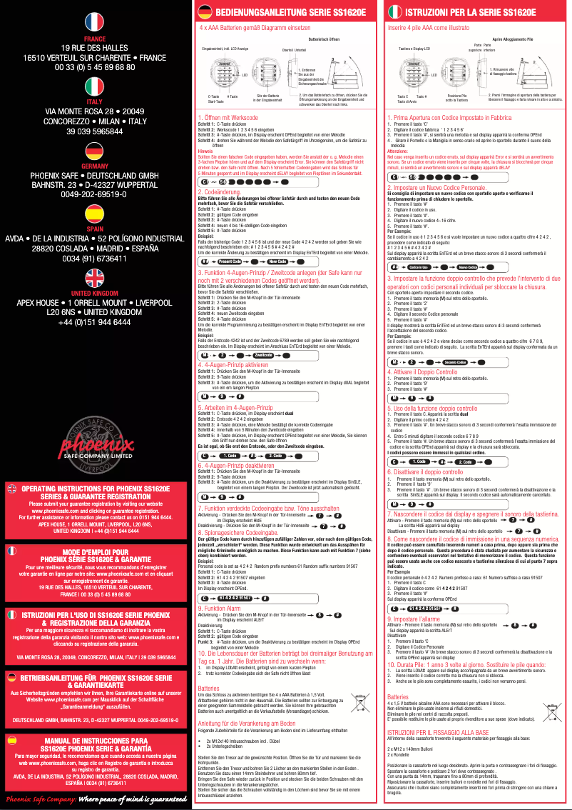 Page 1 de la notice Manuel utilisateur Phoenix Fire Fox SS1621E