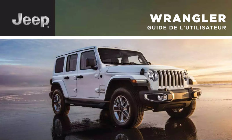 Page 1 de la notice Manuel utilisateur Jeep Wrangler (2020)