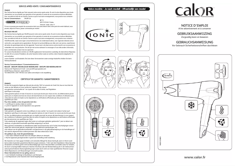 Page 1 de la notice Manuel utilisateur Calor Powerline+ CV5090C0
