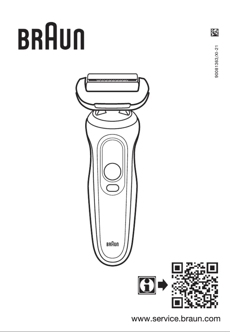 Page 1 de la notice Manuel utilisateur Braun Series 7 70-S1000s