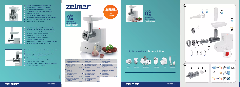 Page n°1 - Manuel utilisateur Zelmer 586