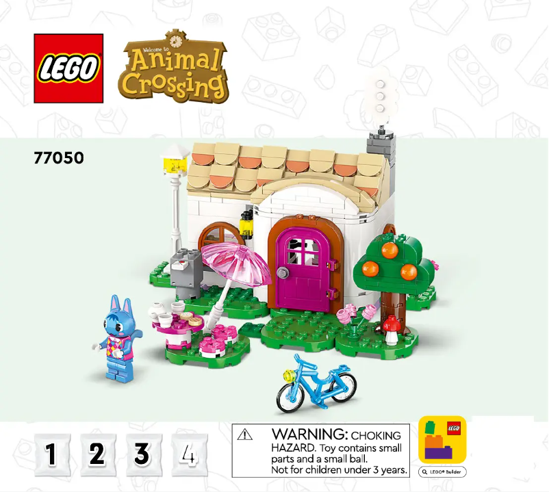 Page 1 de la notice Manuel utilisateur Lego Animal Crossing 77050
