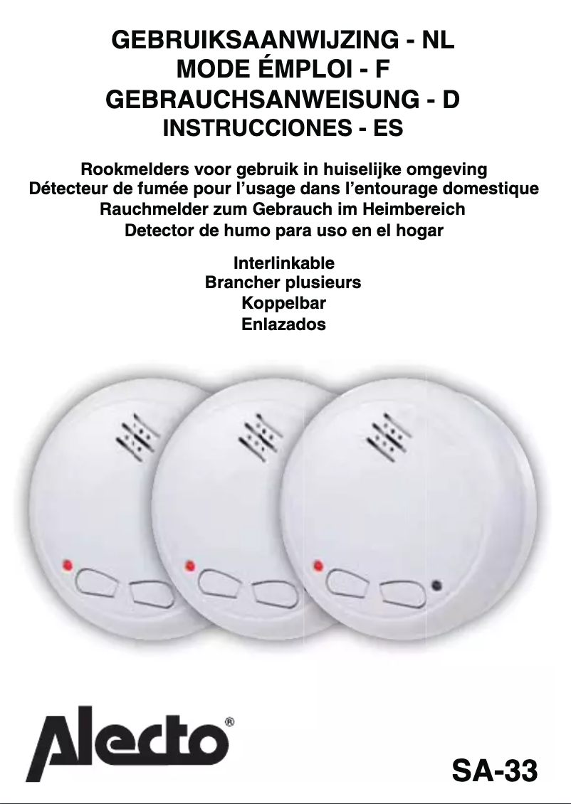 Página 1 del manual Manual de usuario Alecto SA-66