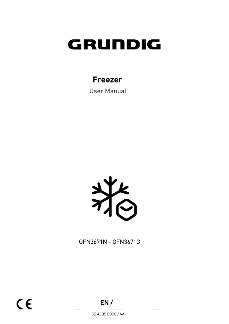 Page 1 de la notice Manuel utilisateur Grundig GFN3671G