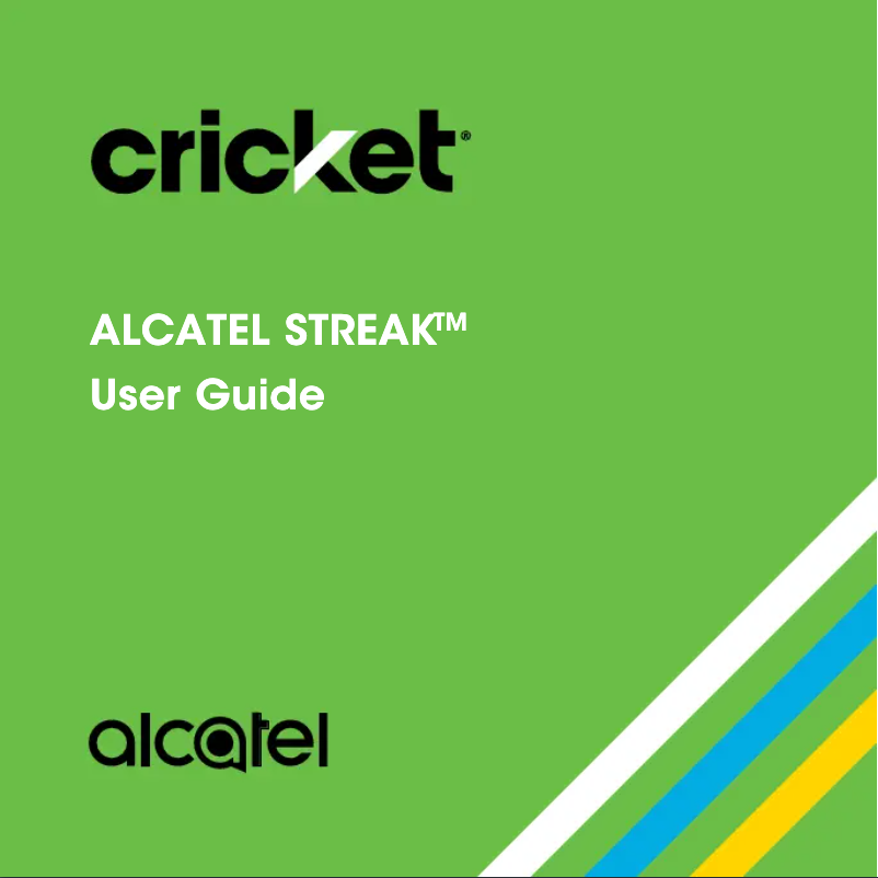 Image de la première page du manuel de l'appareil Streak
