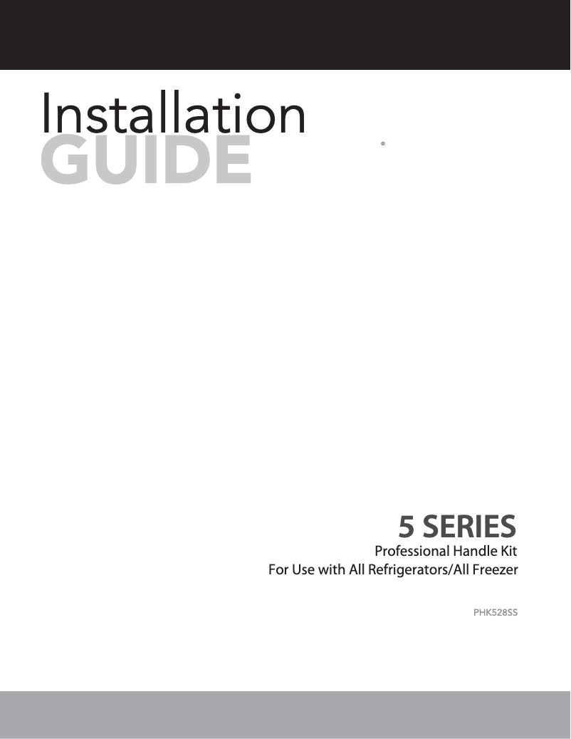 Image de la première page du manuel de l'appareil PHK528SS