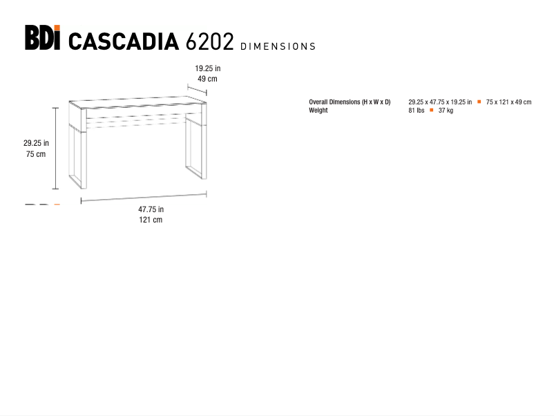 Image de la première page du manuel de l'appareil Cascadia 6202