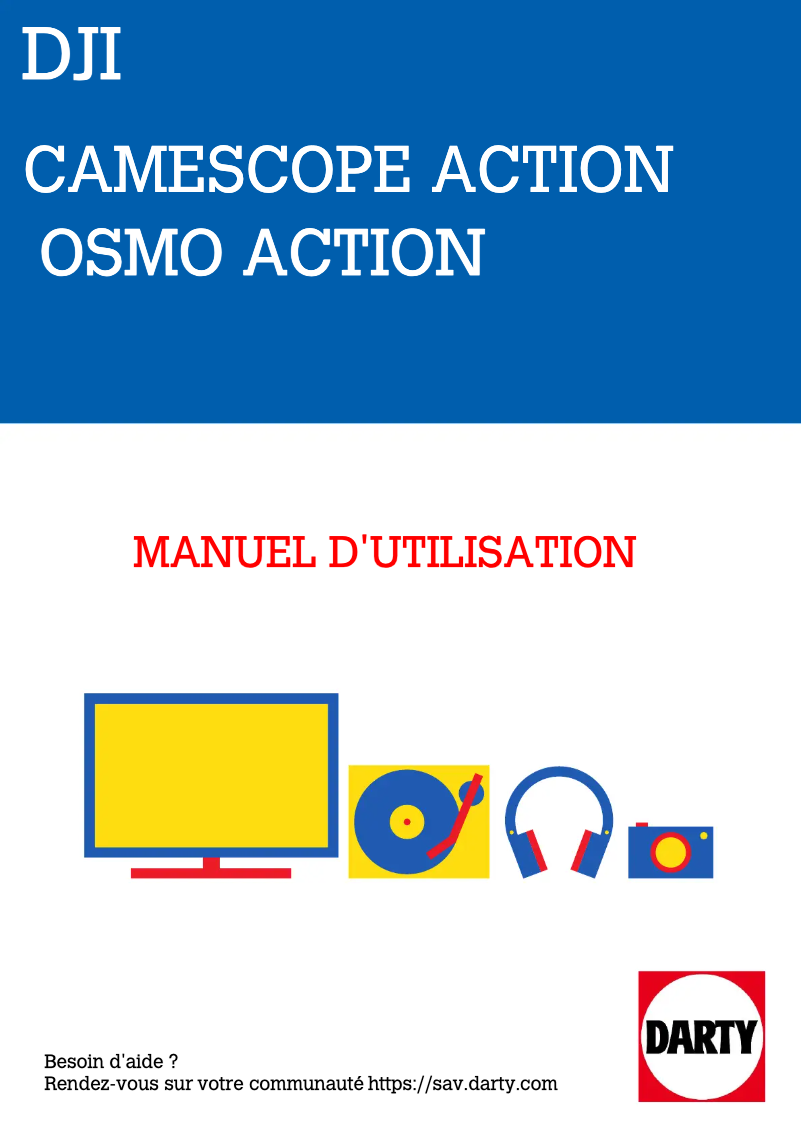 Page n°1 - Manuel utilisateur DJI Osmo Action
