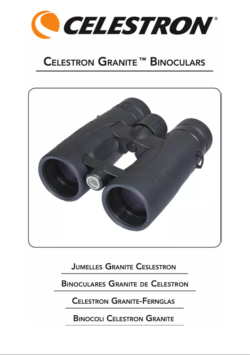 Page n°1 - Manuel utilisateur Celestron Granite