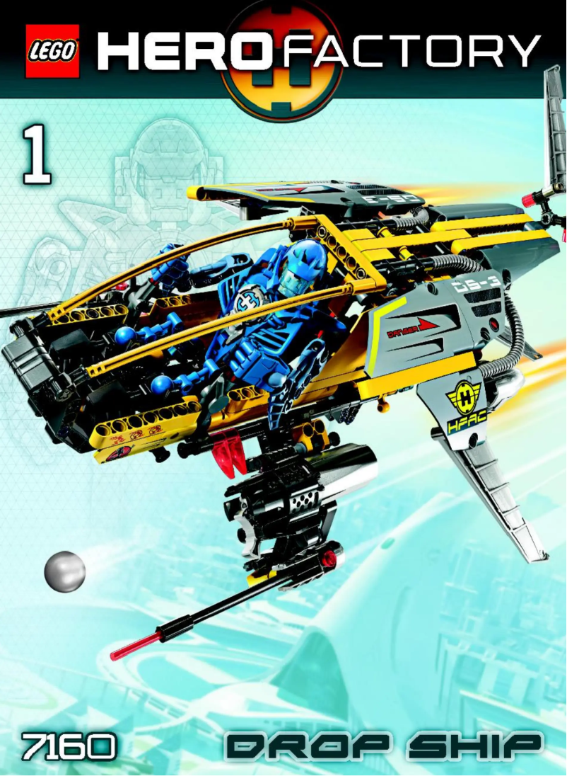 Page n°1 - Manuel utilisateur Lego Drop Ship