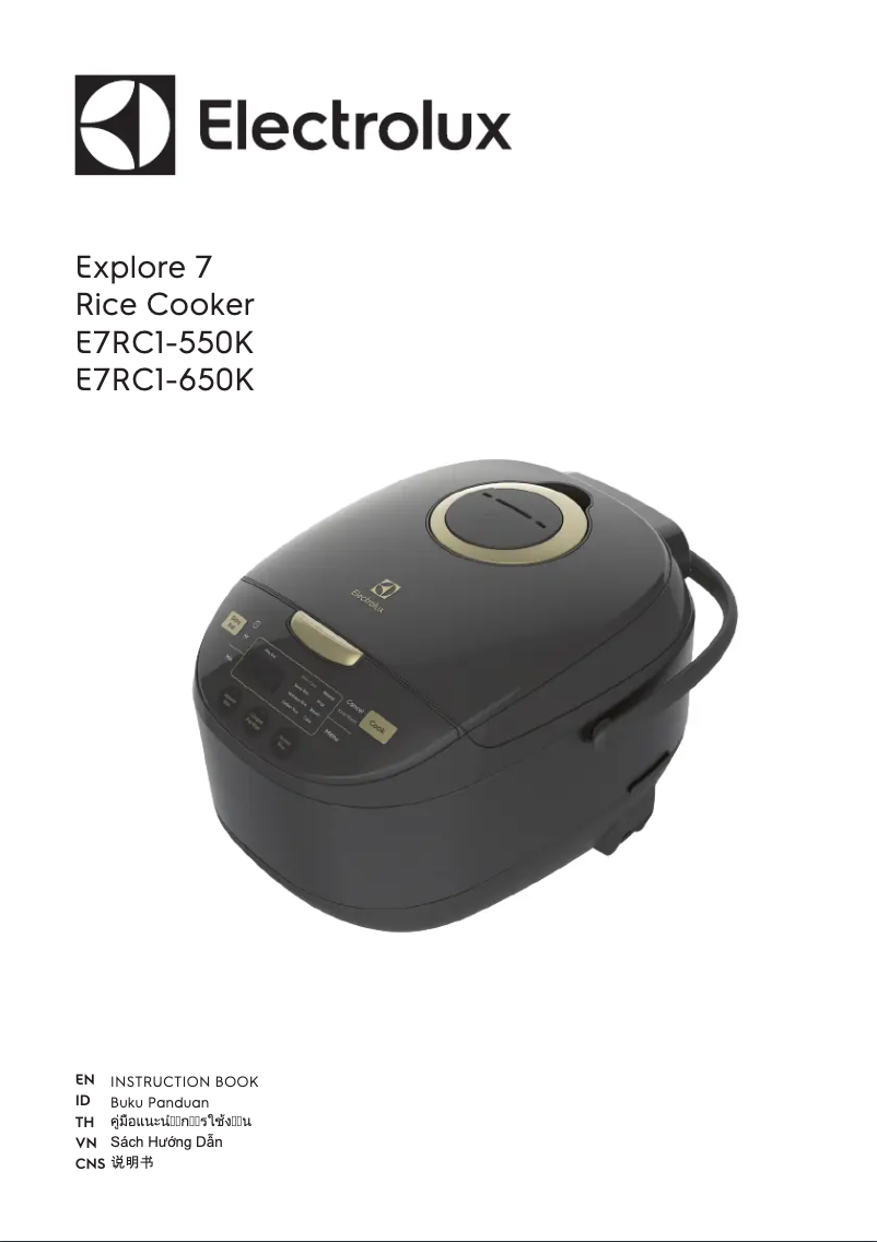 Page 1 de la notice Manuel utilisateur Electrolux Explore 7 E7RC1-550K