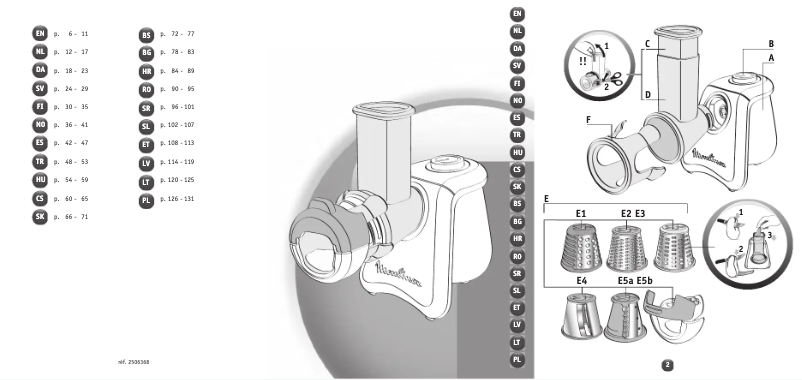 Page 1 de la notice Manuel utilisateur Tefal Fresh Express Max MB8105