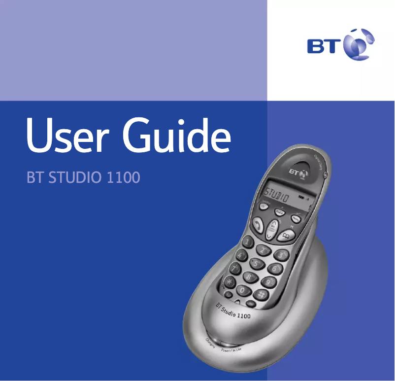 Página 1 del manual Manual de usuario BT Studio 1100