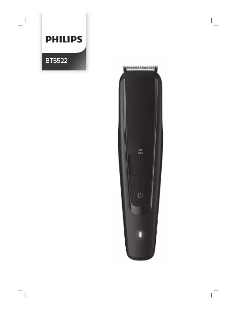 Image de la première page du manuel de l'appareil Beardtrimmer Series 5000