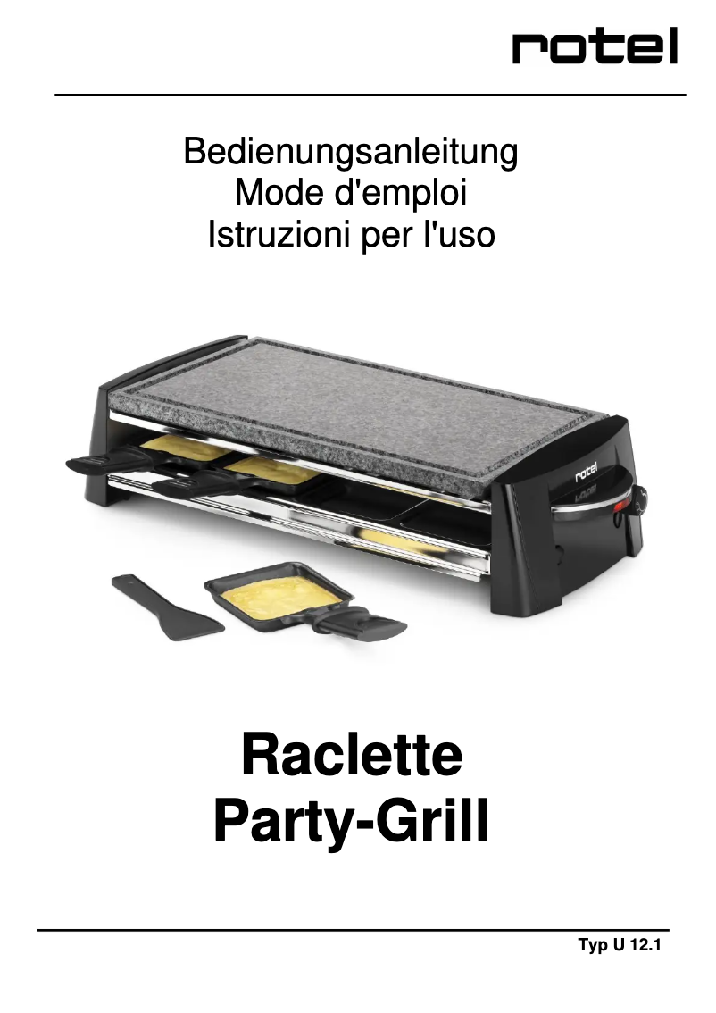 Page 1 de la notice Manuel utilisateur Rotel U 12.1CH2