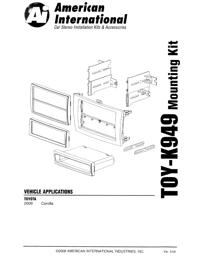 Page 1 de la notice Manuel utilisateur American International TOYK949