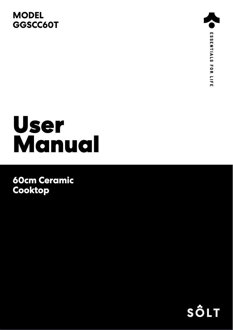 Page 1 de la notice Manuel utilisateur Sôlt GGSOMCC60