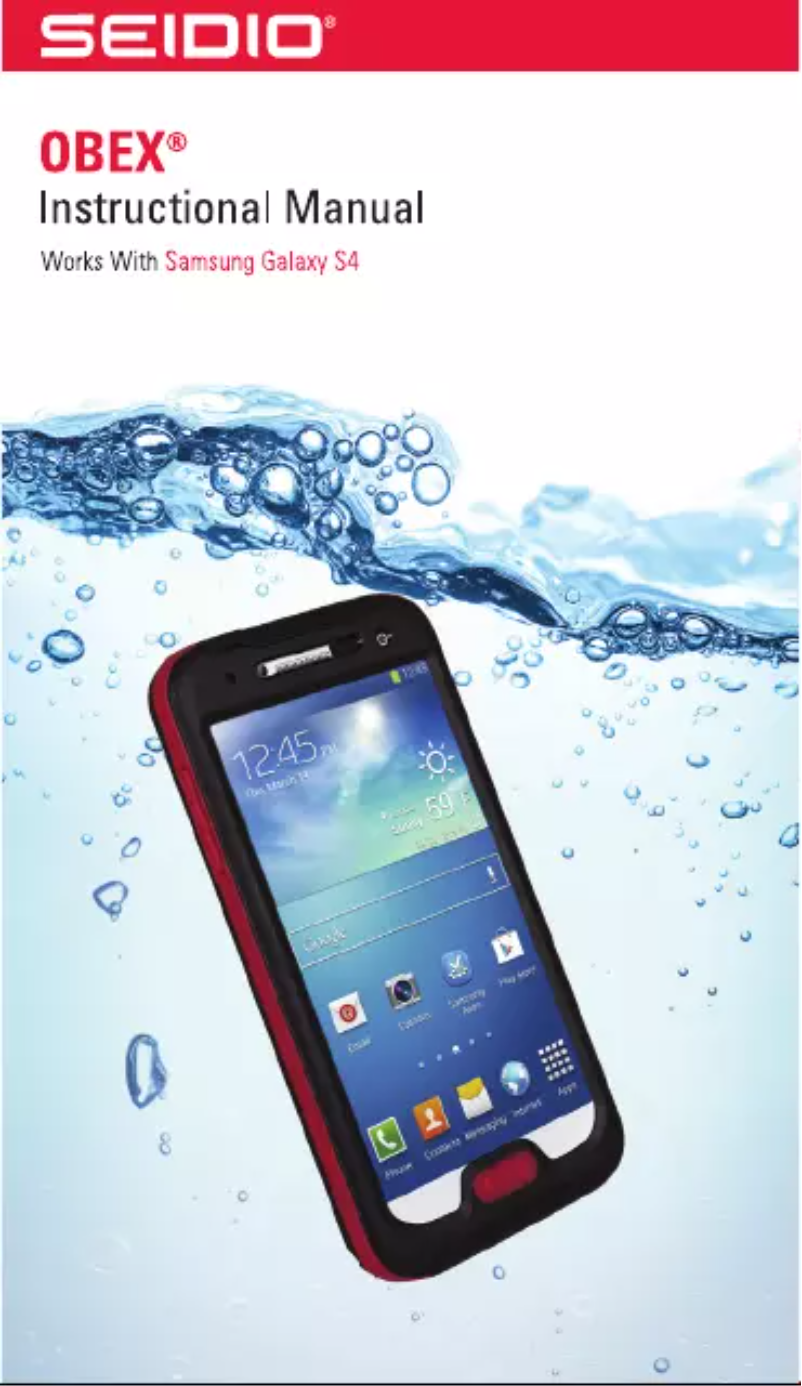 Image de la première page du manuel de l'appareil OBEX